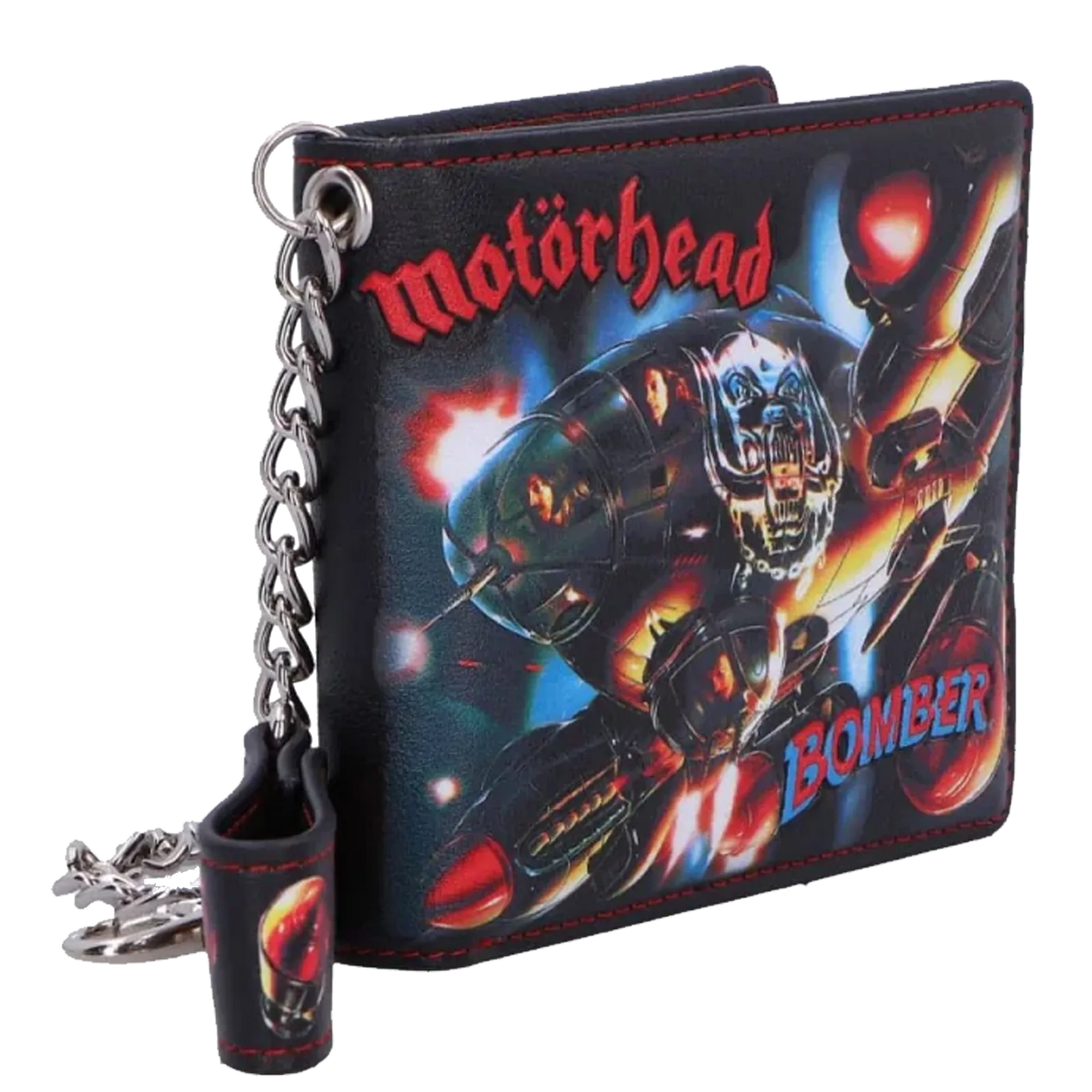 Portefeuille officiel Motorhead - Bomber (vue de 3/4)