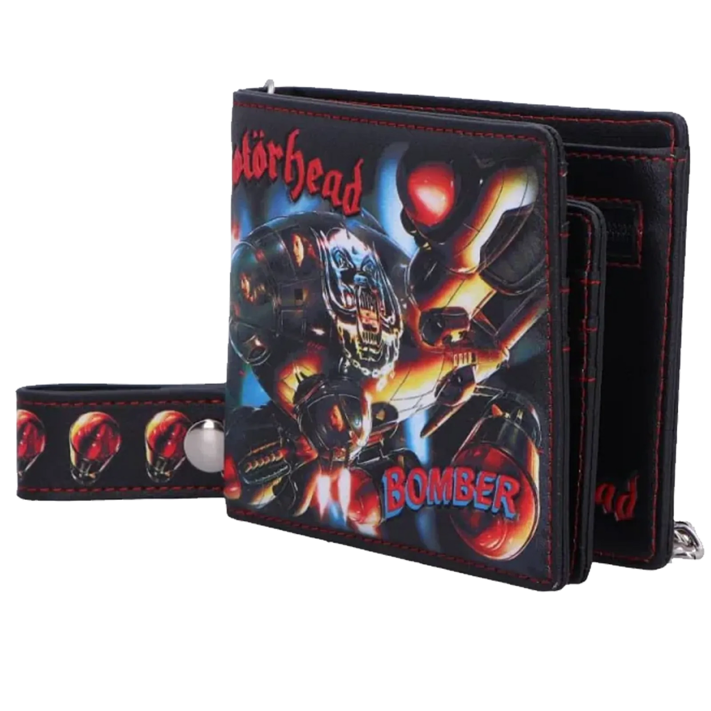 Portefeuille Motörhead Bomber avec chaîne par Nemesis Now