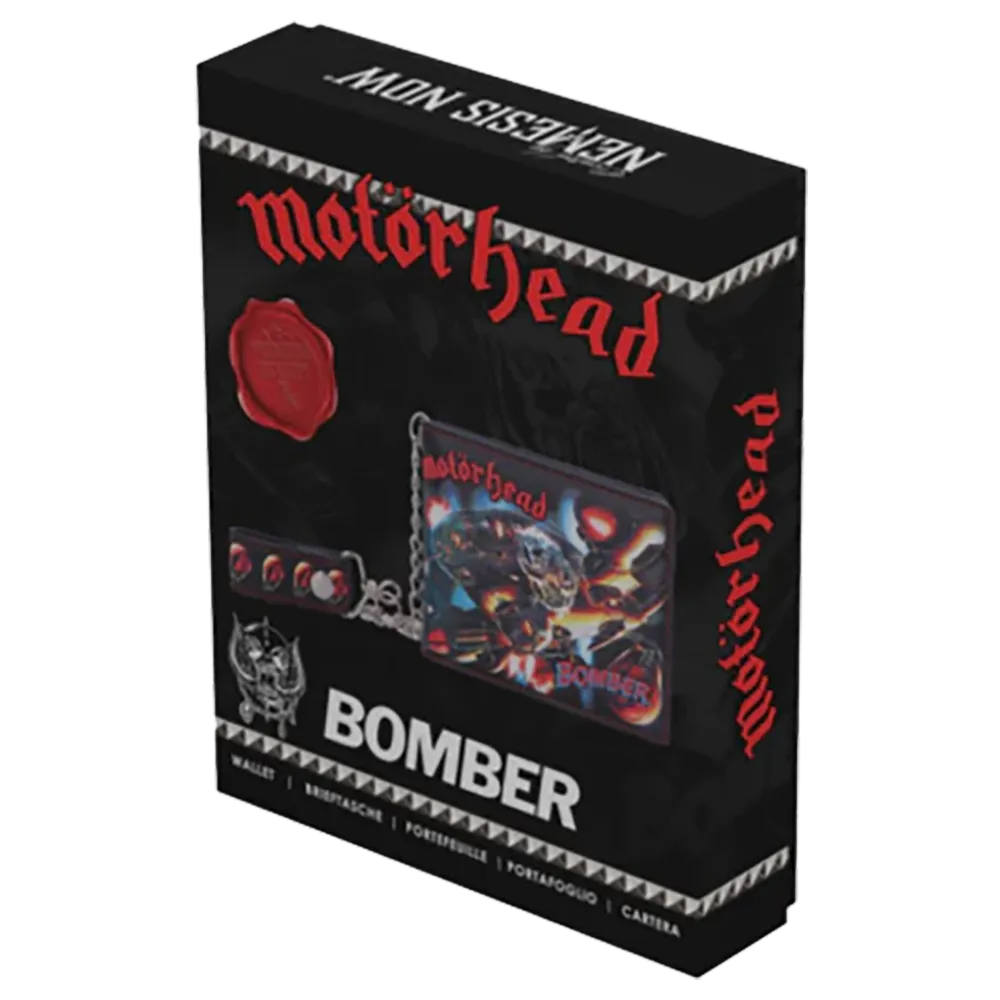 Portefeuille Motörhead Bomber dans sa jolie boite