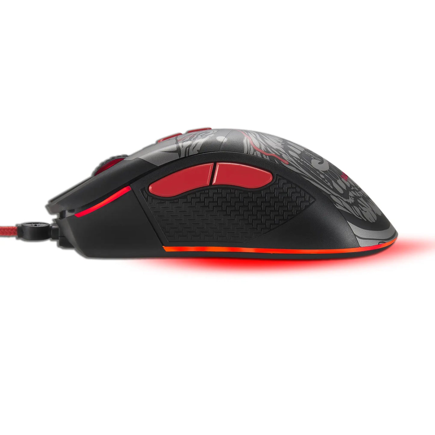 Souris Iron Maiden vue de profil gauche