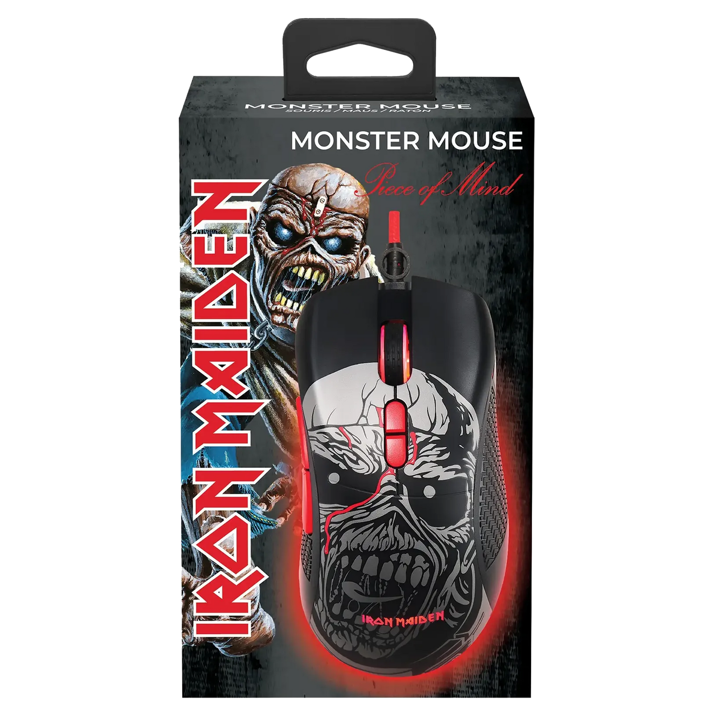 Pack souris gaming Iron Maiden Monster Mouse vue avant
