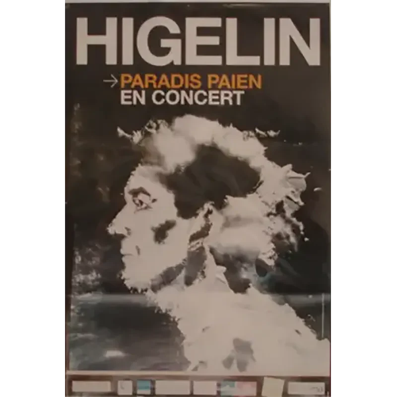 Poster Jacques Higelin - Paradis païen