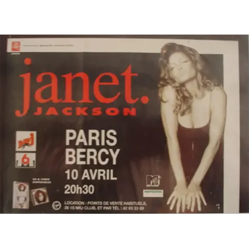 Poster Janet Jackson - World tour