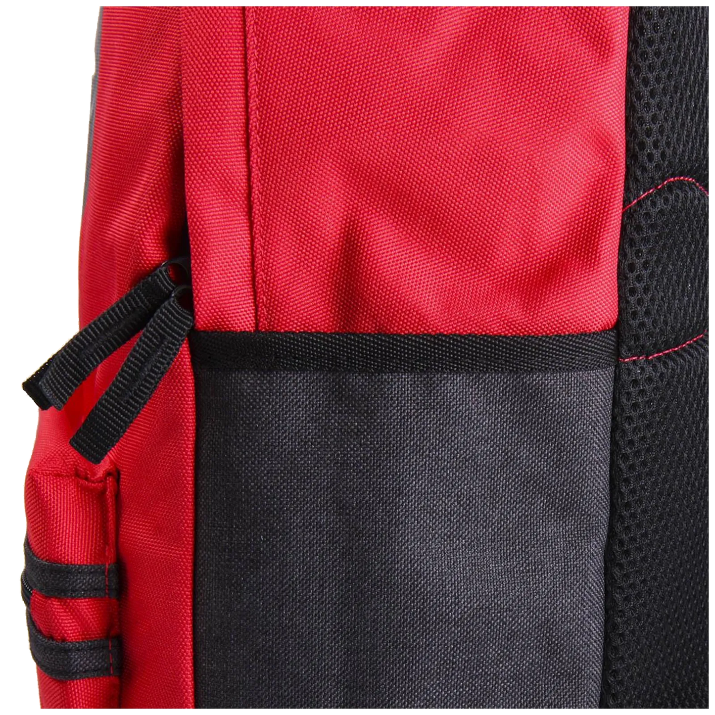 Sac Deadpool : poche latérale et toile résistante rouge/noir