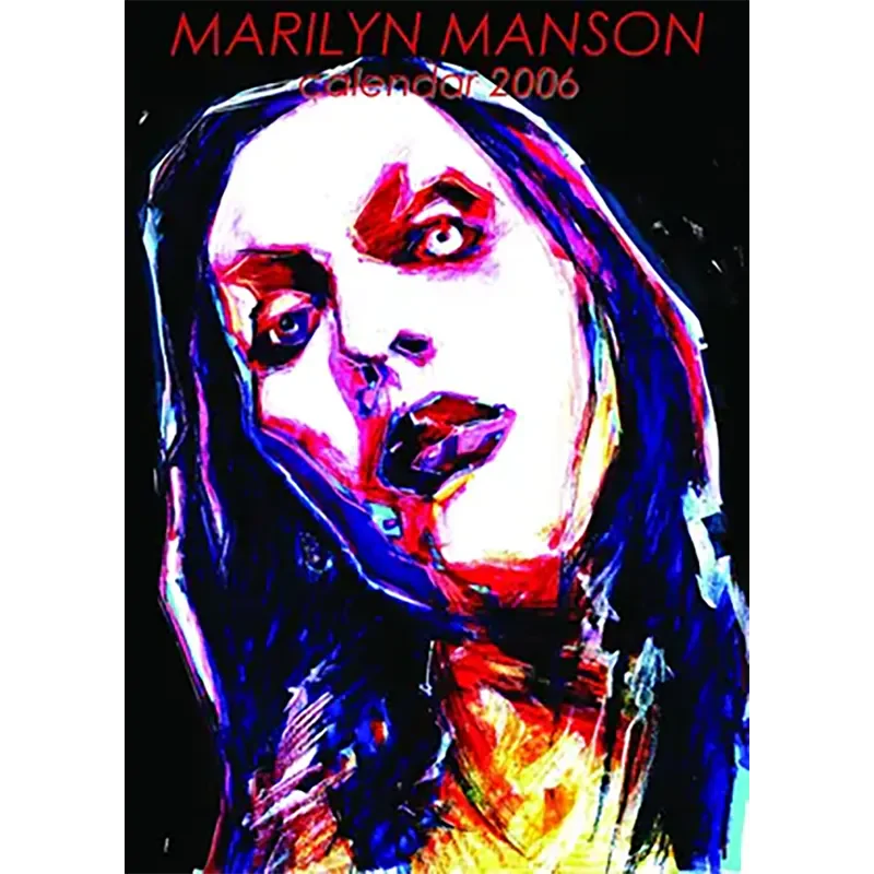 Calendrier vintage Marilyn Manson 2006