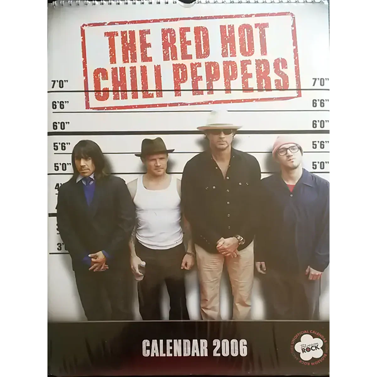 Calendrier vintage Red Hot Chili Peppers 2006