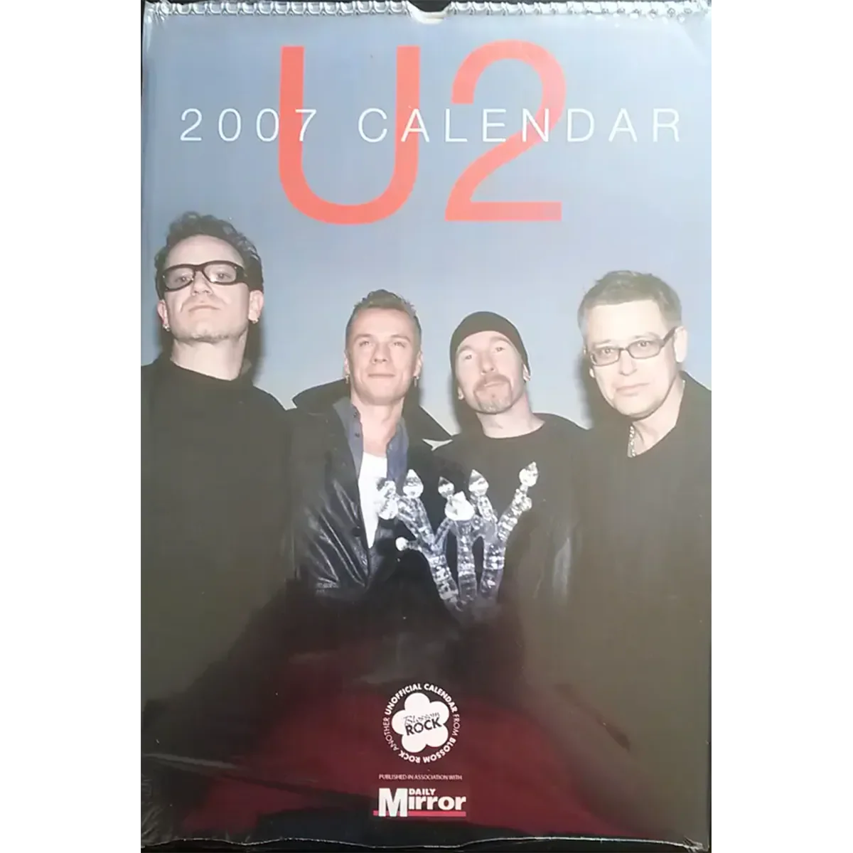 Calendrier vintage U2 2007