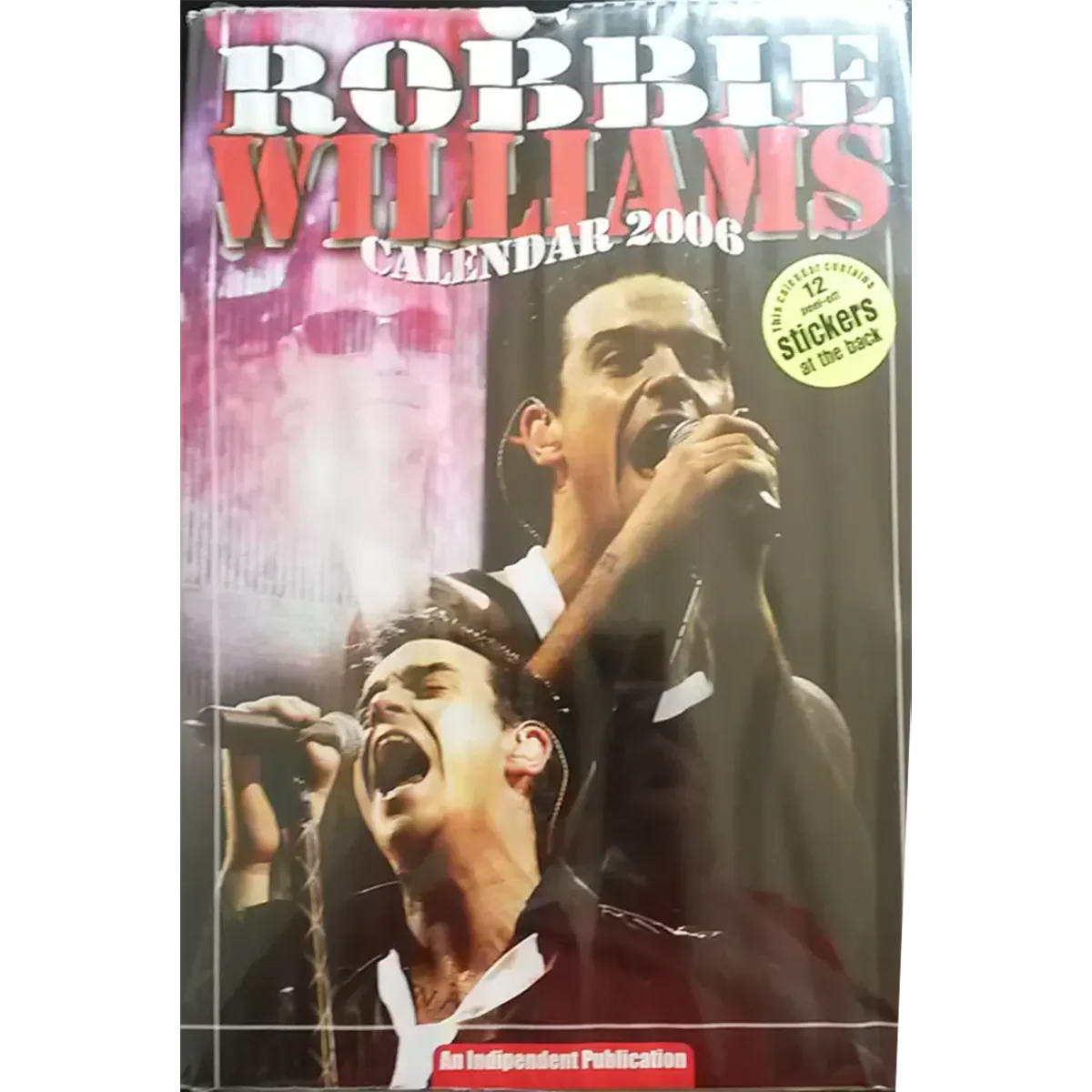 Vintage calendar Robbie Williams 2006
