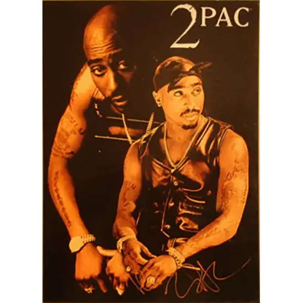 Postcard Tupac - All Eyez on Me