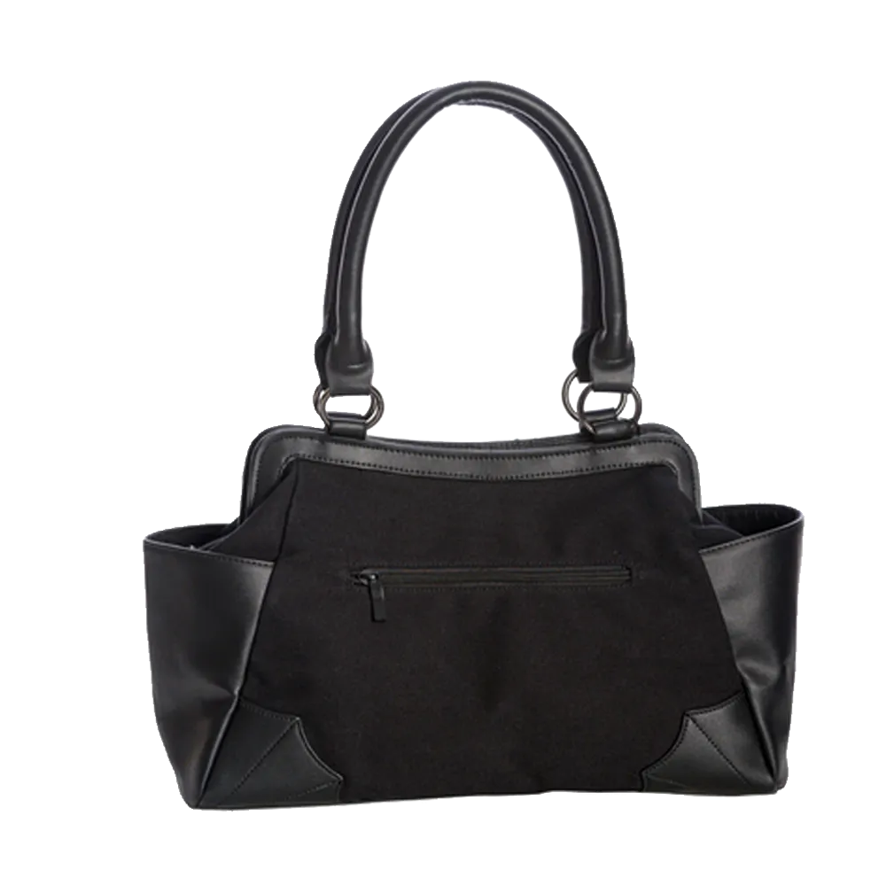 Sac Illusionary Banned Alternative – face arrière noire avec poche zippée