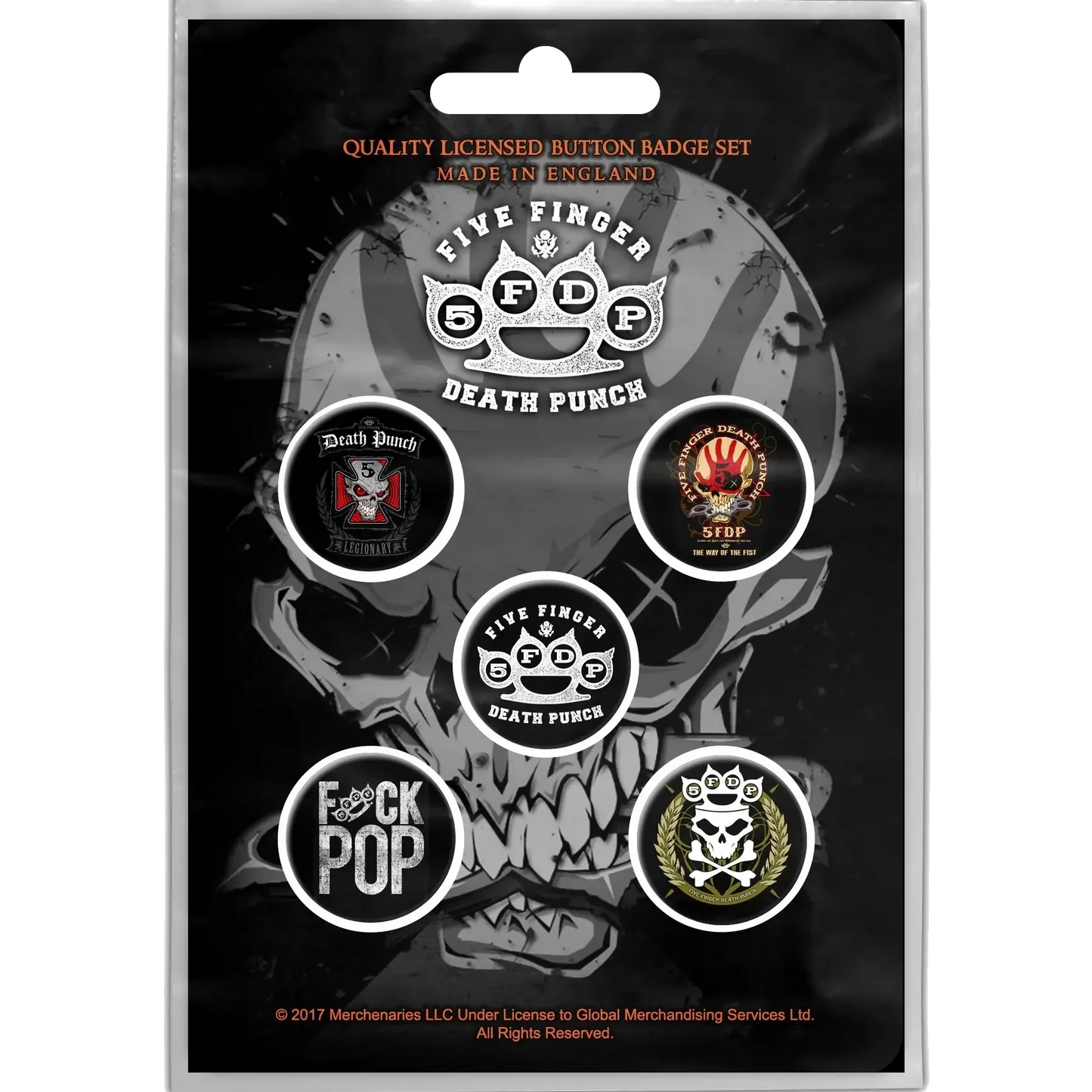 Badge Five Finger Death Punch (pack de 5)