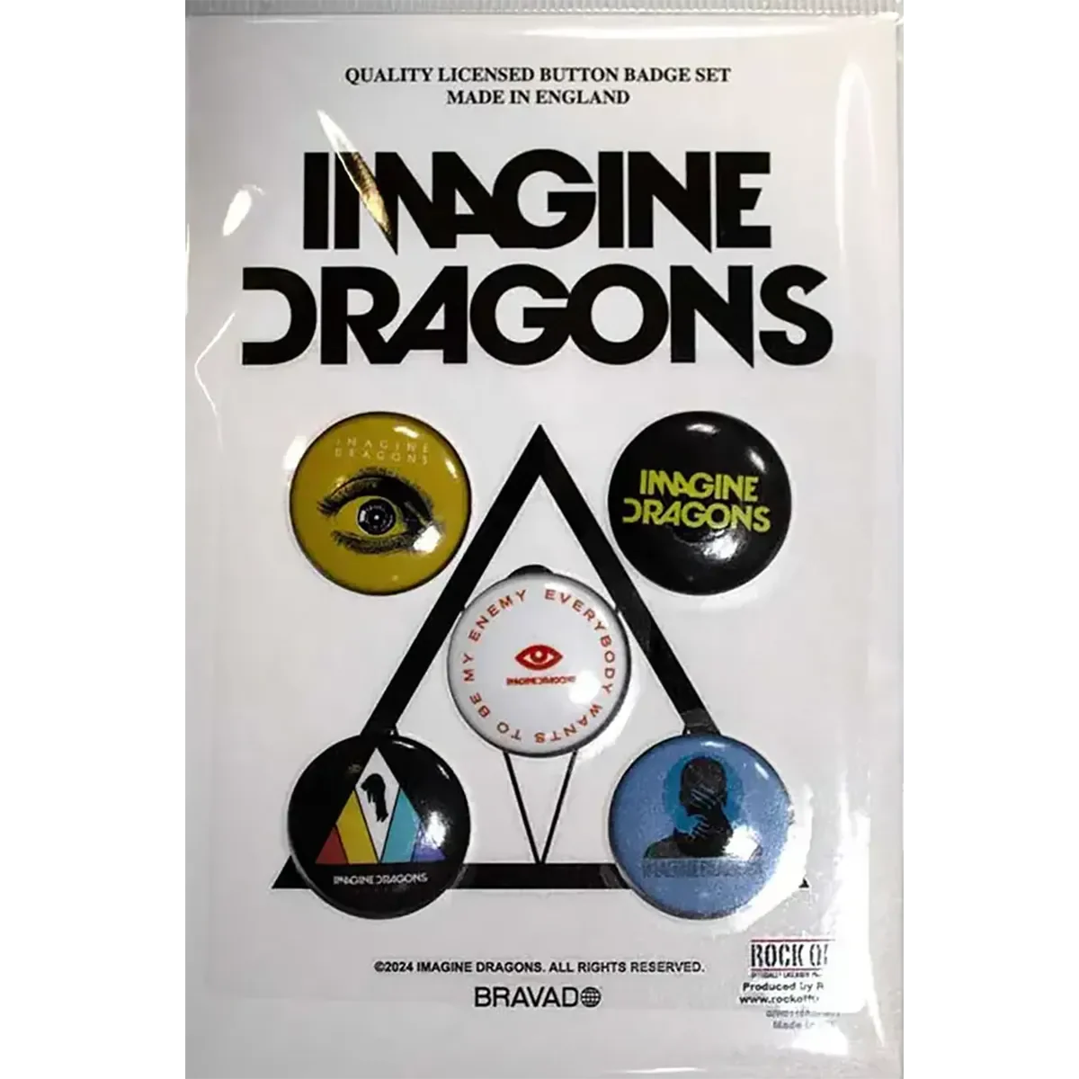Badge Imagine Dragons (set of 5)