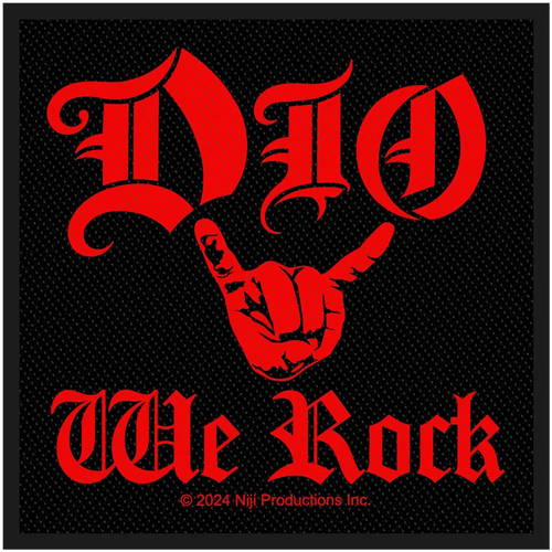 Ecusson Dio - We Rock