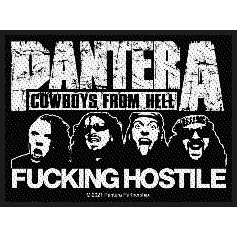 Ecusson Pantera - Fucking Hostile