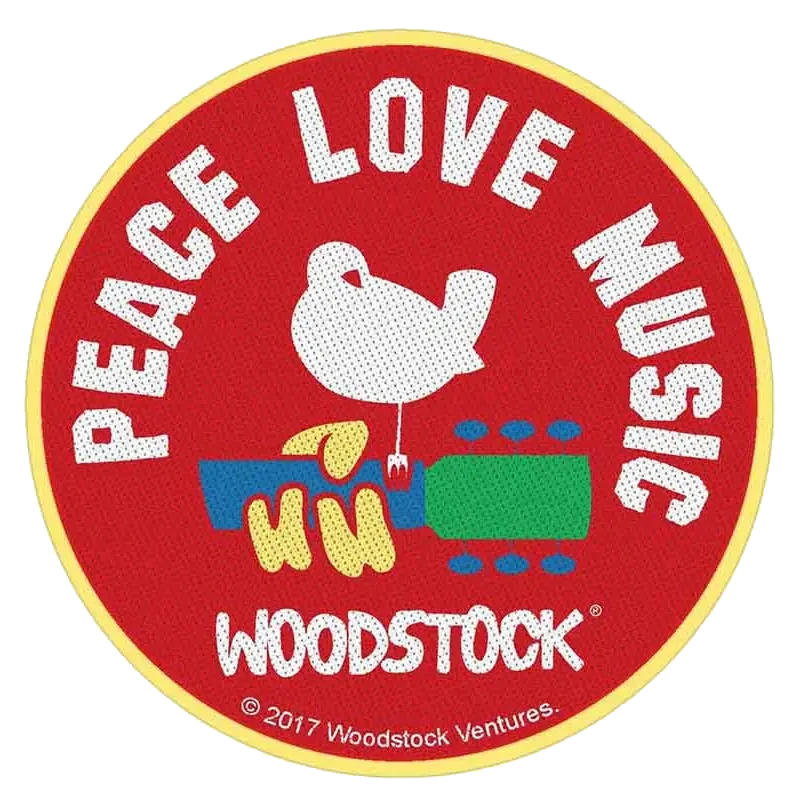 Sew-on patch Woodstock