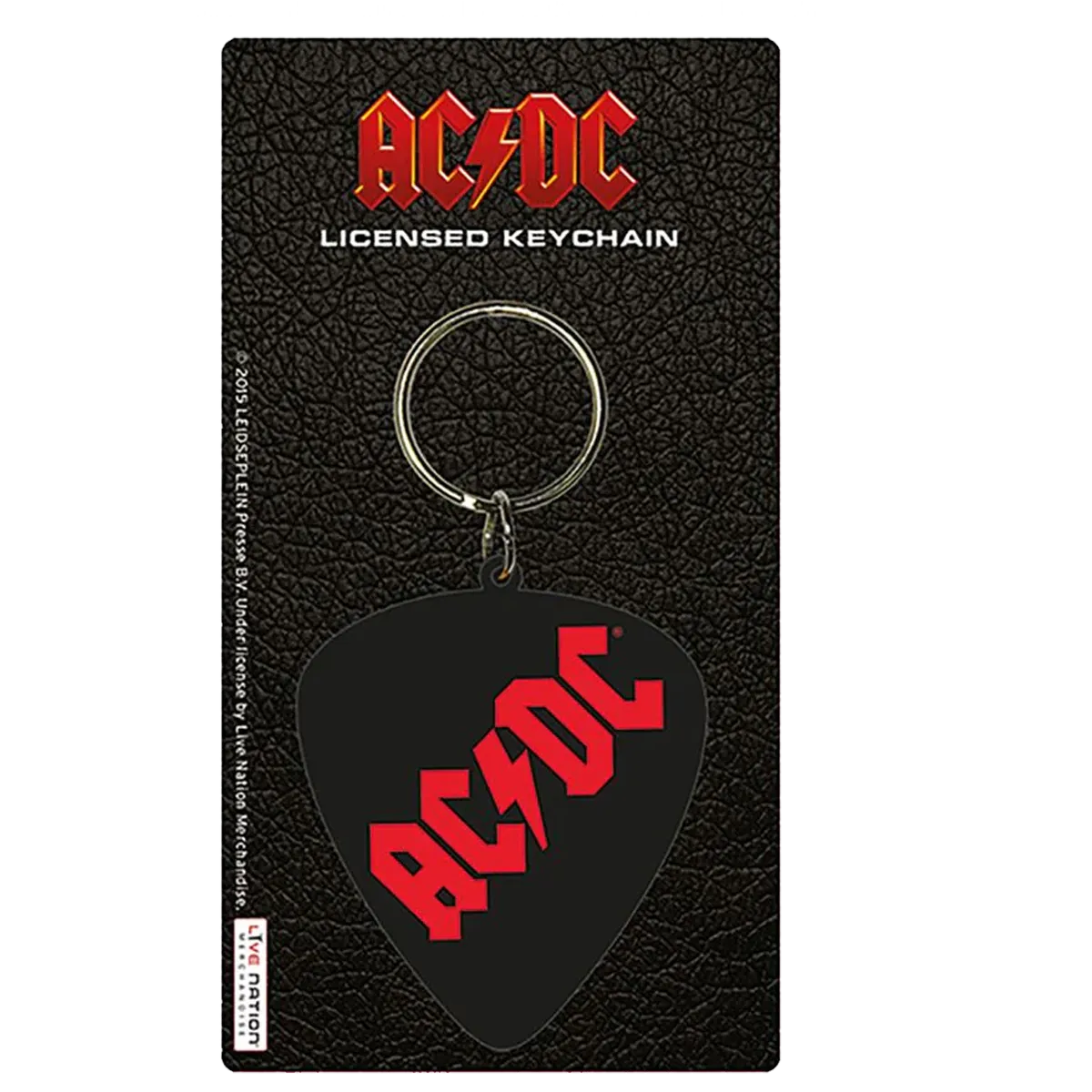 Porte-clés médiator AC/DC dans son emballage