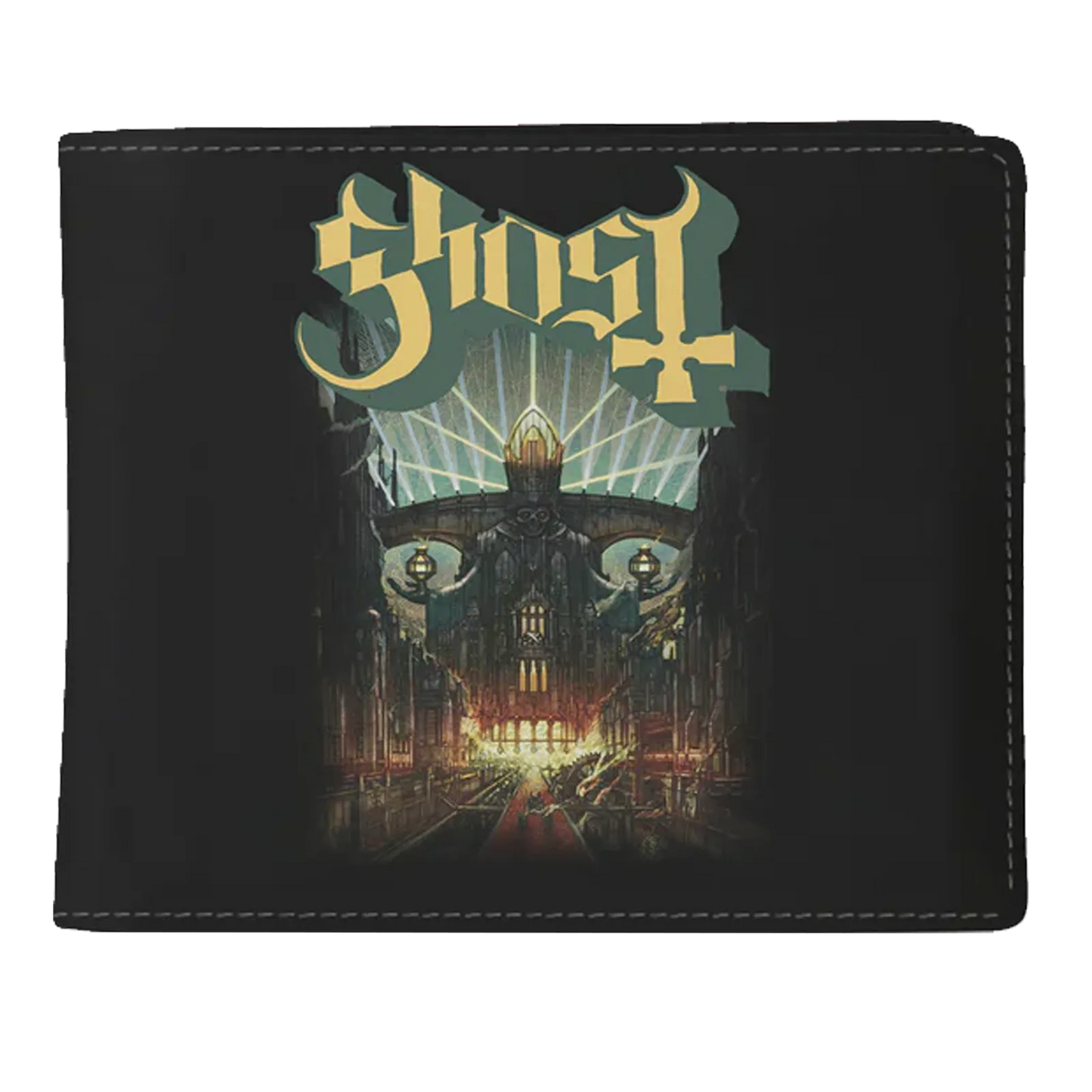 Portefeuille Ghost Meliora face avant visuel gothique