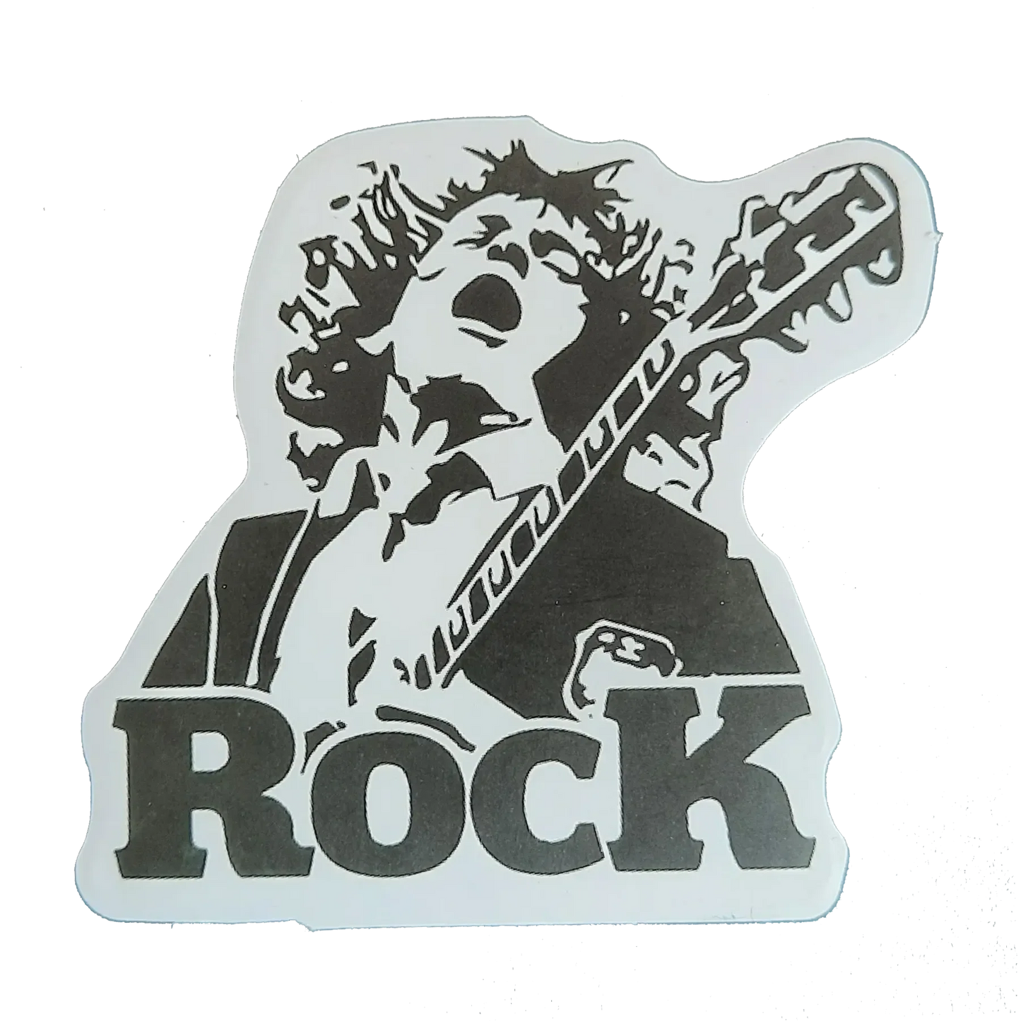 Autocollant AC/DC - Angus Rock n&b