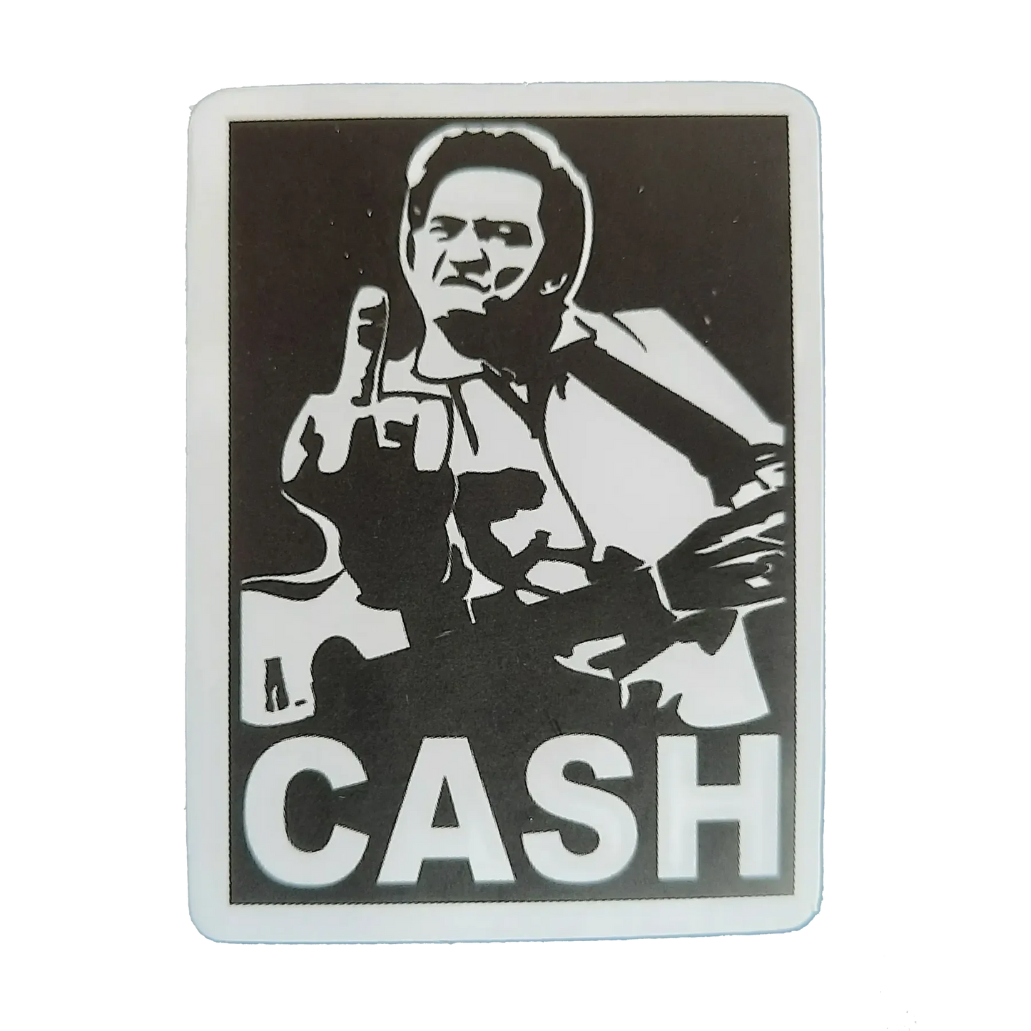 Sticker Johnny Cash - Finger