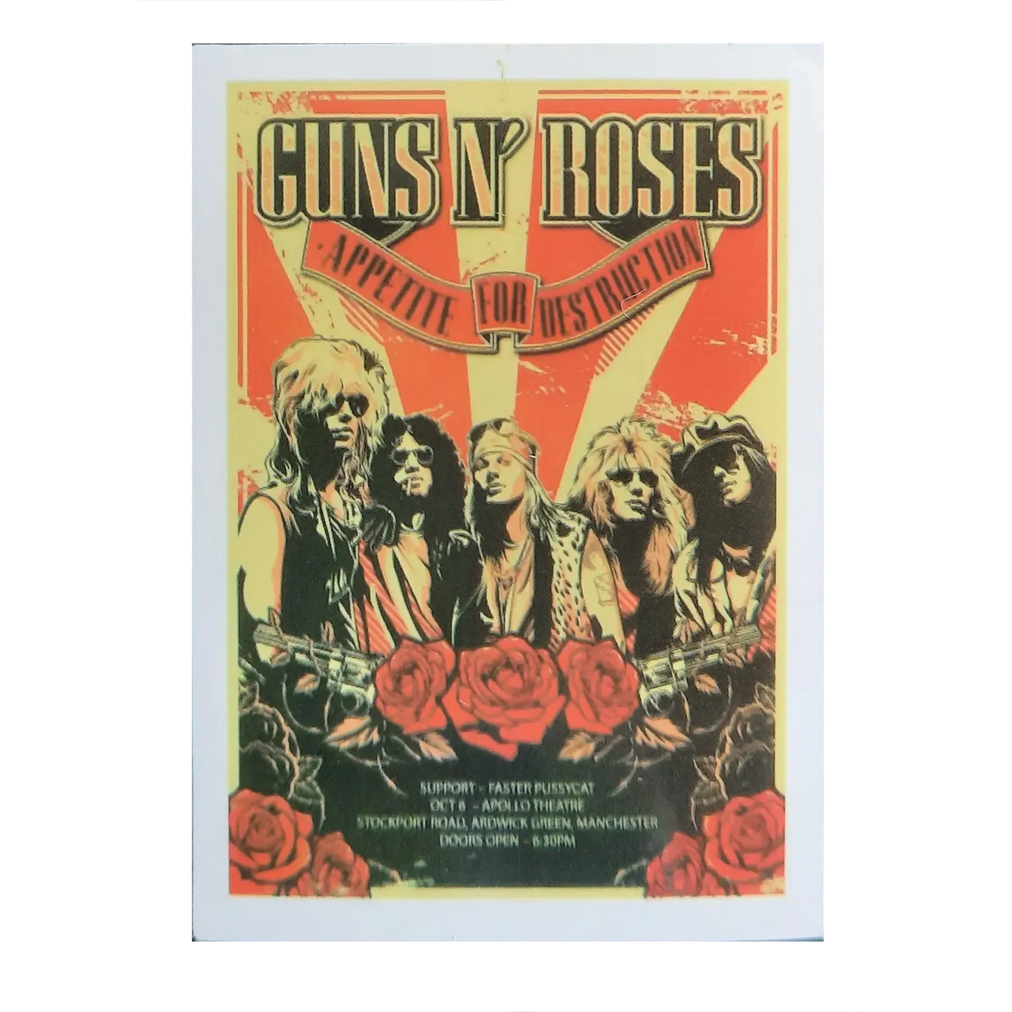 Sticker Guns n' Roses - Appetite for Destruction