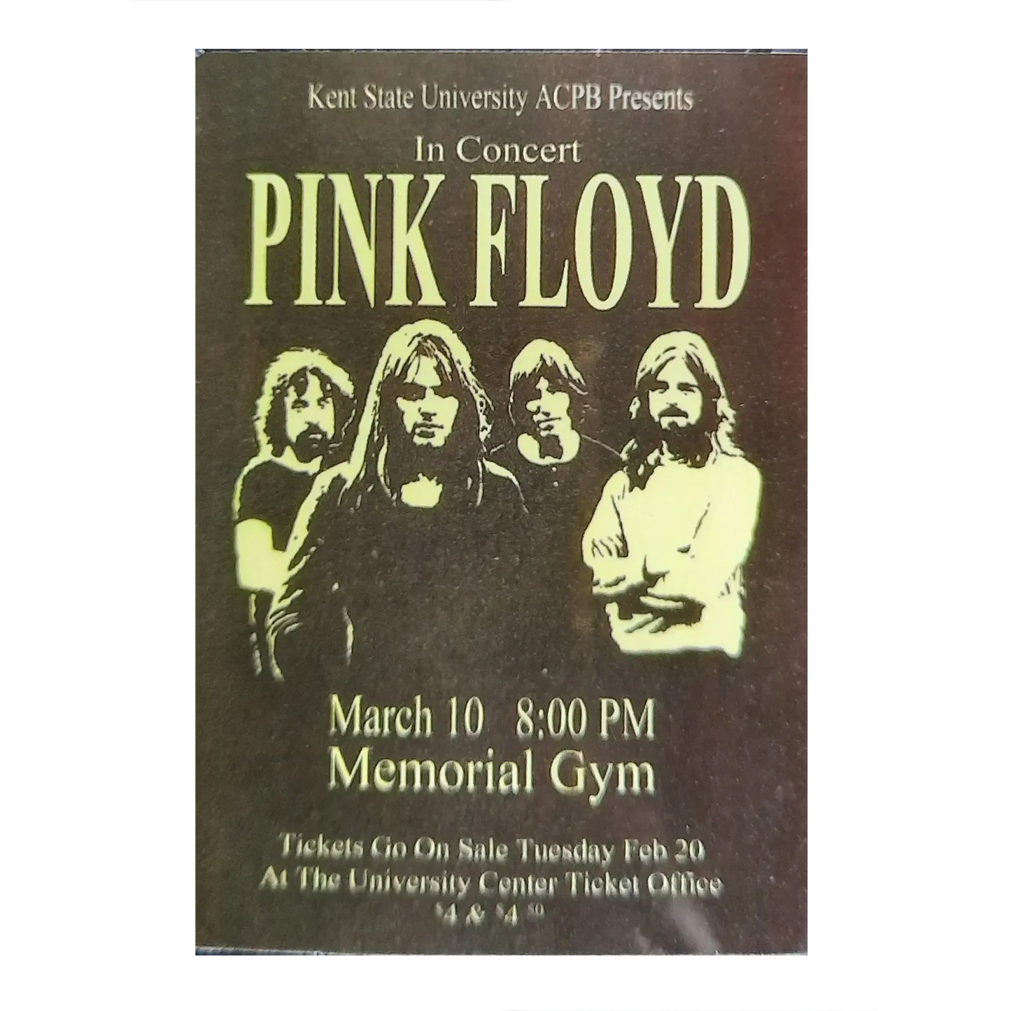 Autocollant Pink Floyd at Memorial Gym