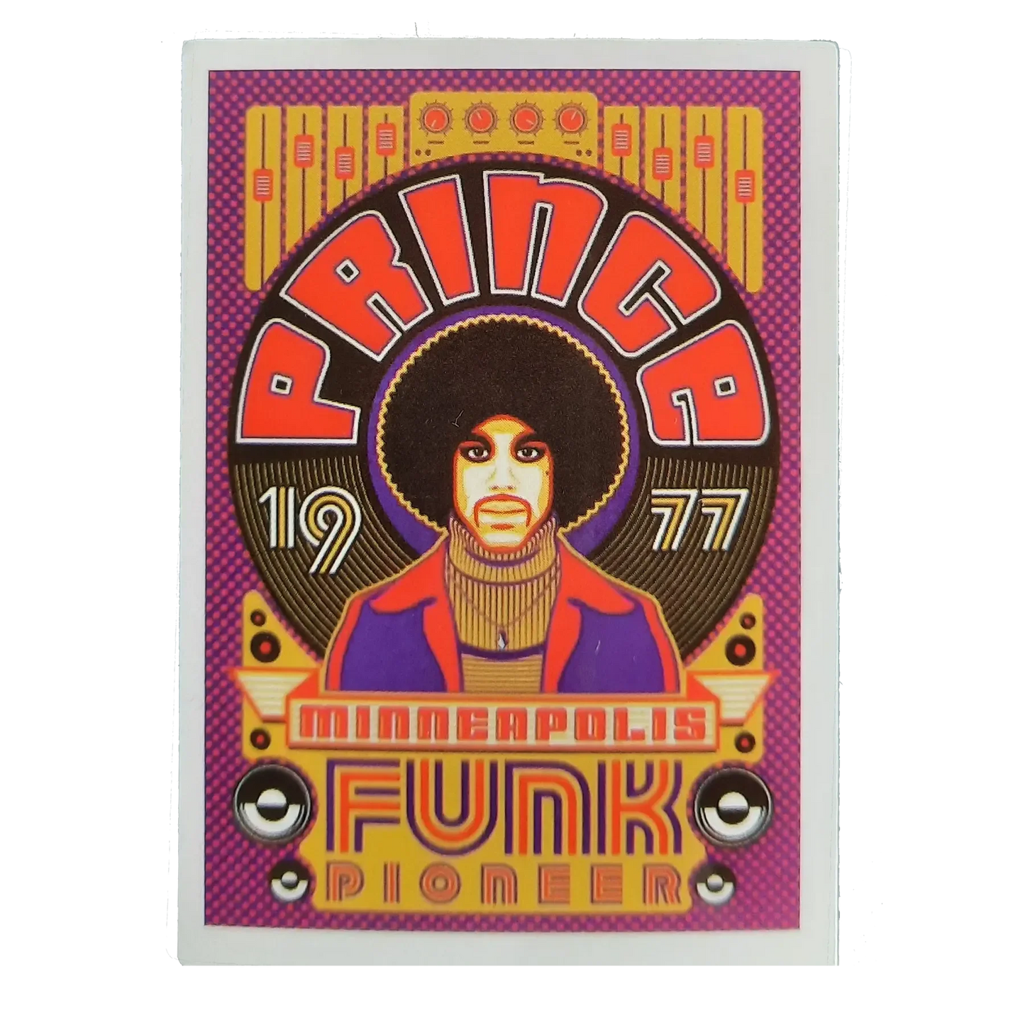Autocollant Prince - Minneapolis Funk Pioneer