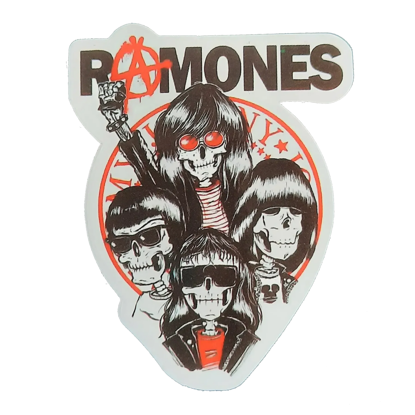 Autocollant Ramones - Anarchy