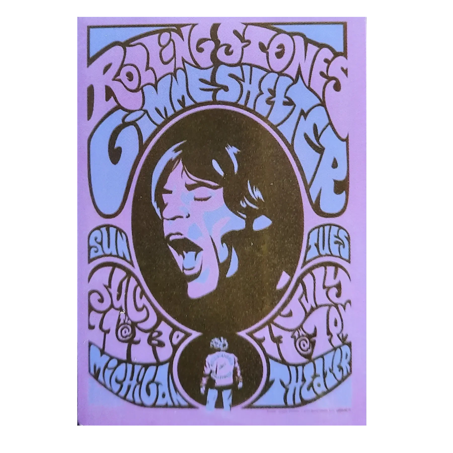 Sticker Rolling Stones - Gimme Shelter