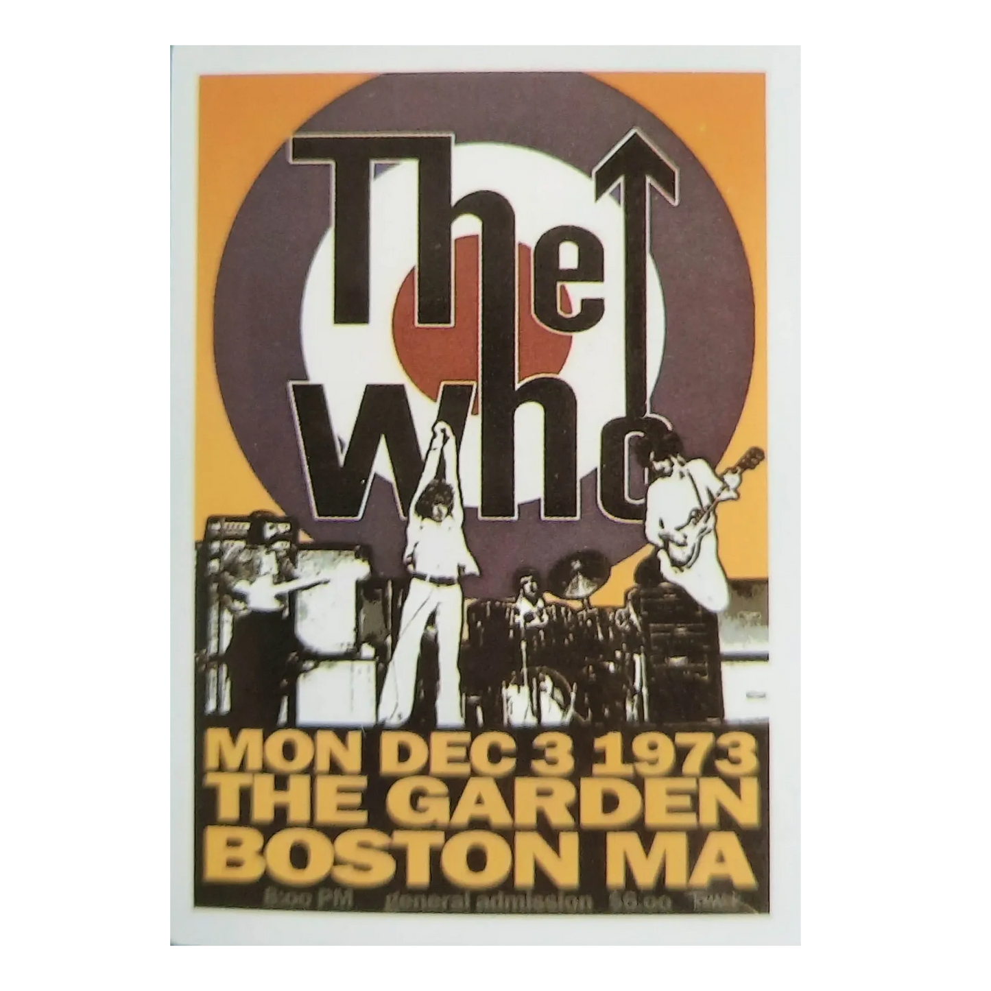 Sticker Who at the Garden Boston