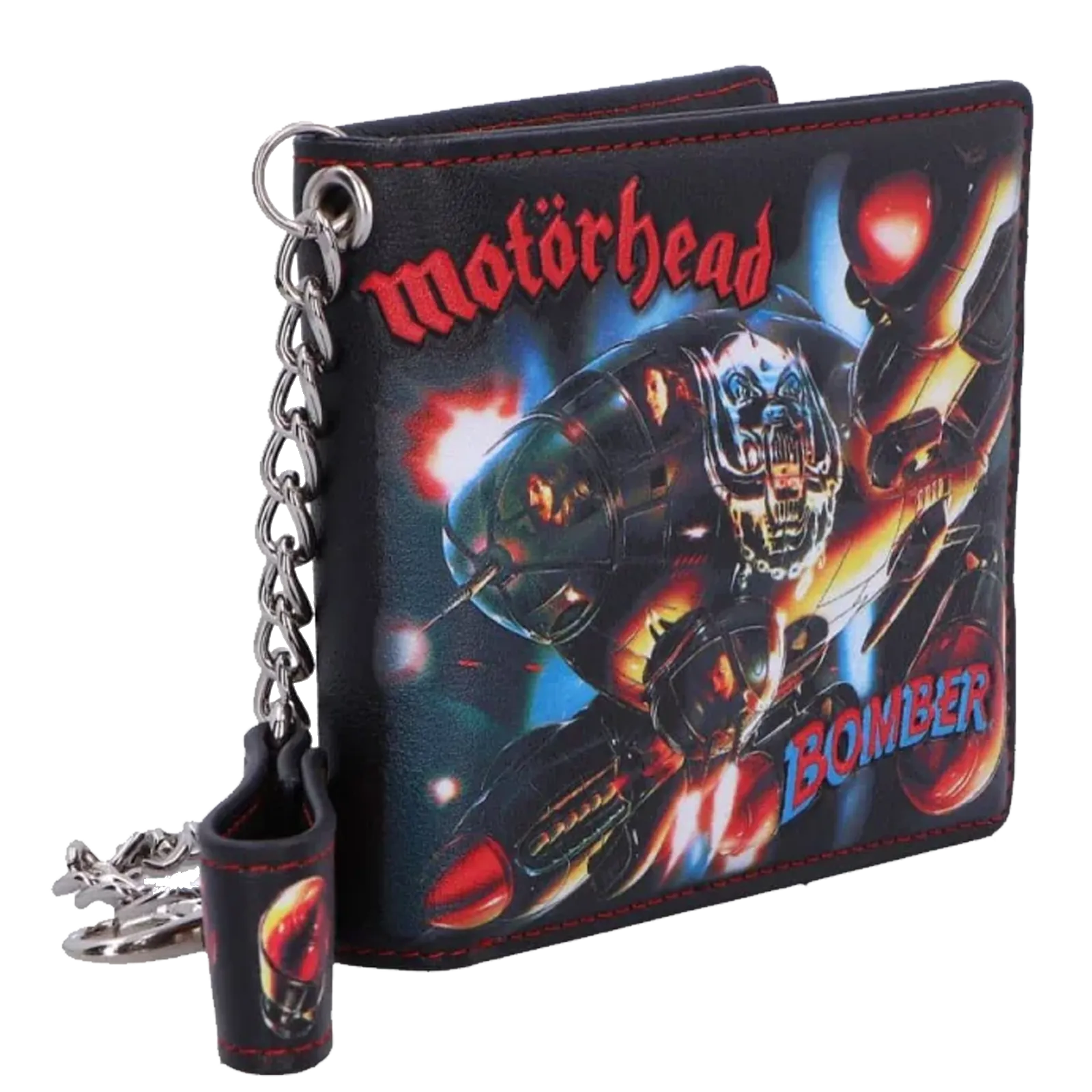 Portefeuille officiel Motorhead - Bomber (vue de 3/4)