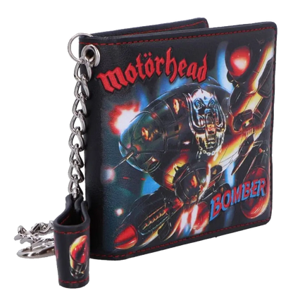 Portefeuille officiel Motorhead - Bomber (vue de 3/4)
