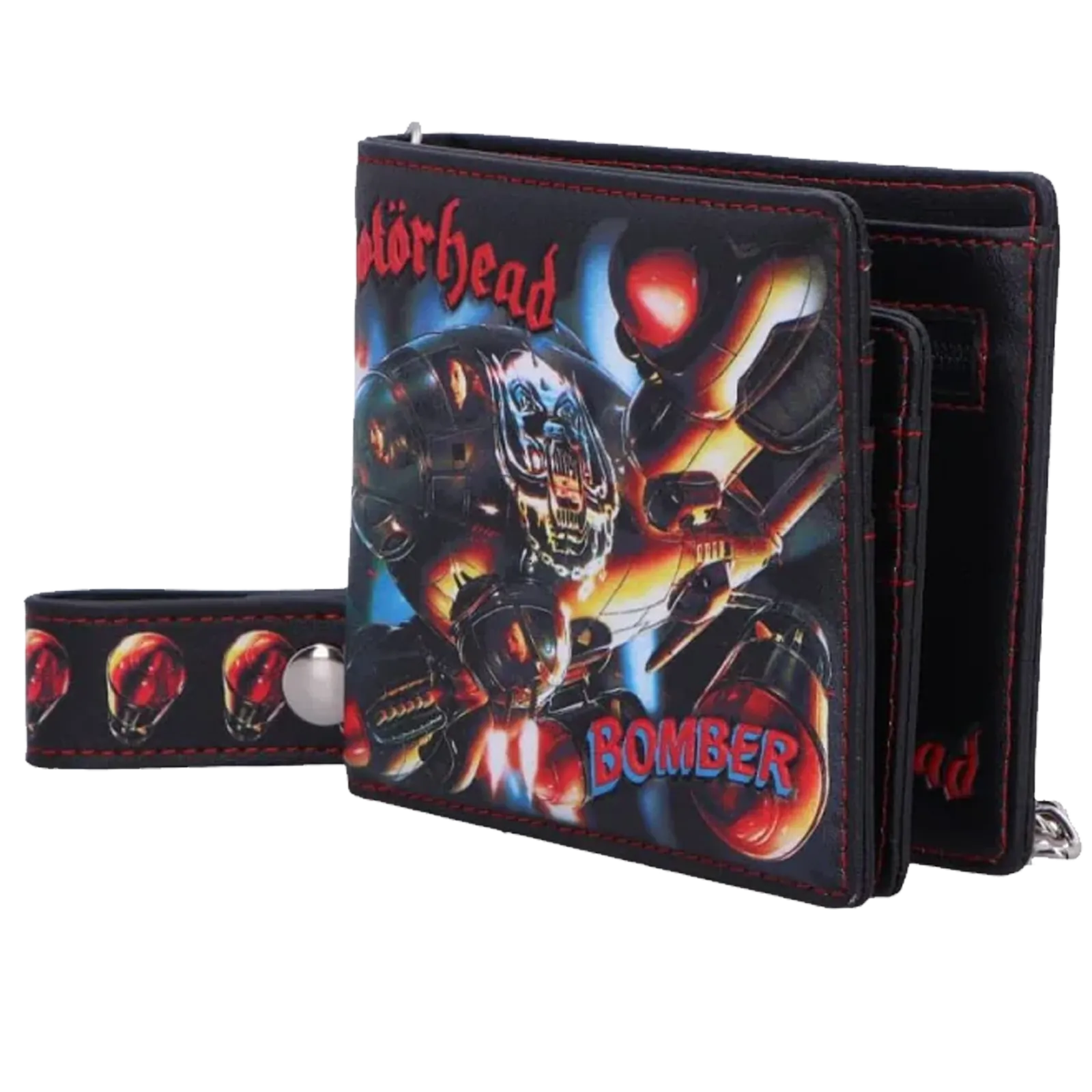 Portefeuille Motörhead Bomber avec chaîne par Nemesis Now