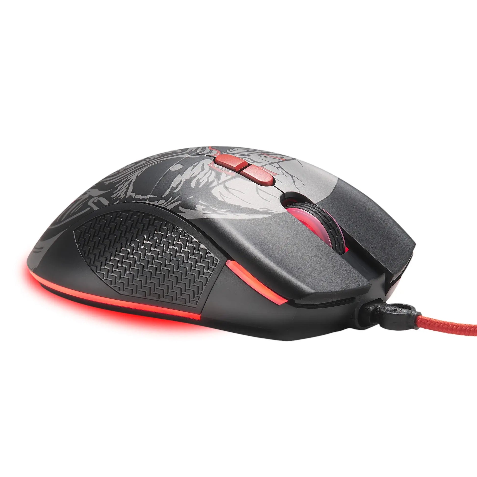 Souris Iron Maiden vue de profil droit