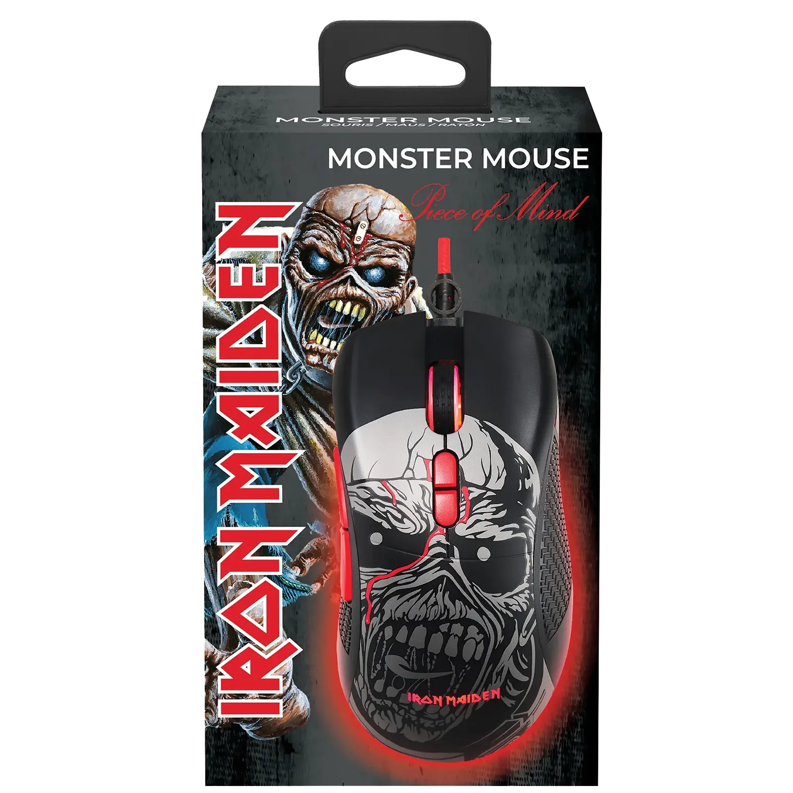 Pack souris gaming Iron Maiden Monster Mouse vue avant