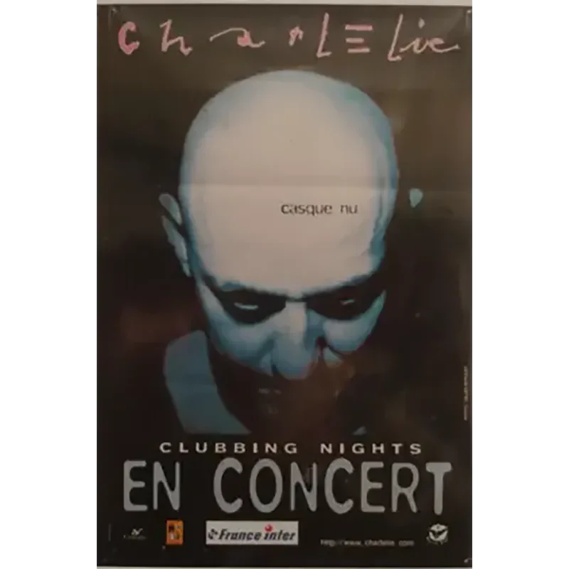 Poster Charlélie Couture - Casque nu