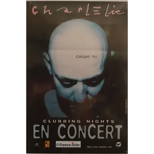 Affiche Charlélie Couture - Casque nu