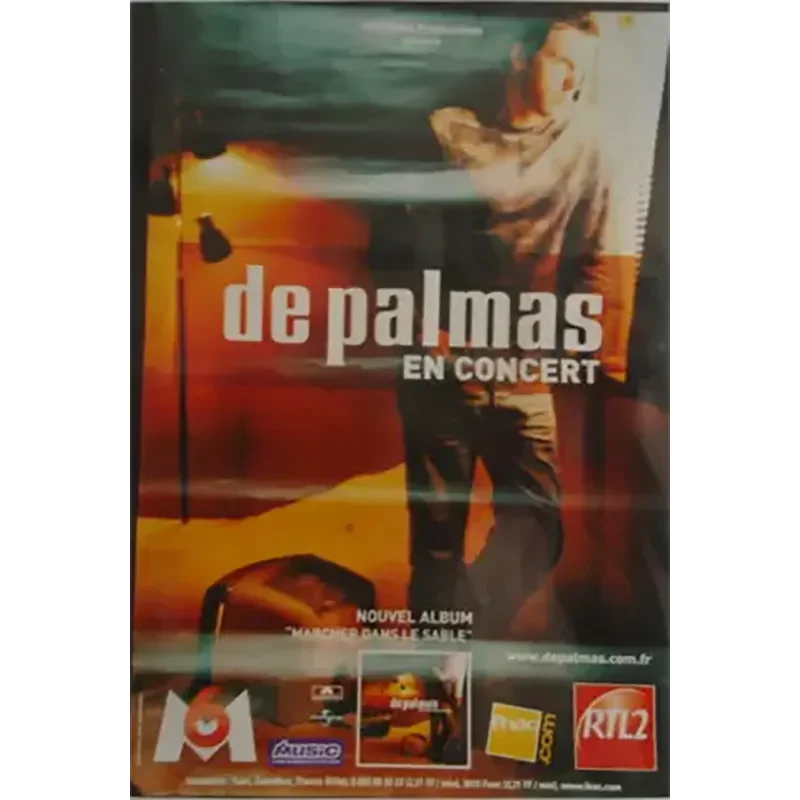 Poster De Palmas - Marcher dans le sable