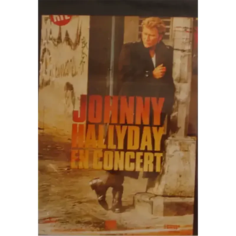 Poster Johnny Hallyday - En concert