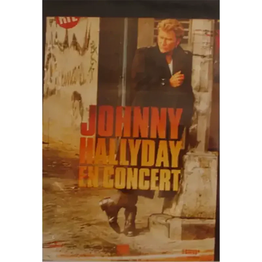 Poster Johnny Hallyday - En concert