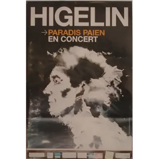 Affiche Jacques Higelin - Paradis païen