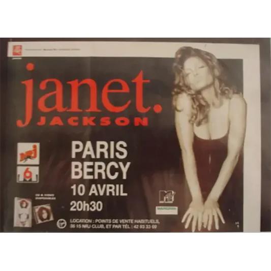 Poster Janet Jackson - World tour