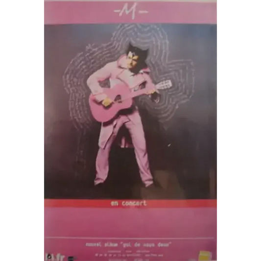 Affiche -M- Qui de nous deux?