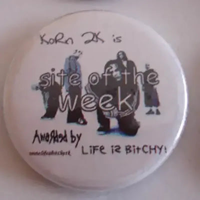 Badge KoRn - Life is bitchy