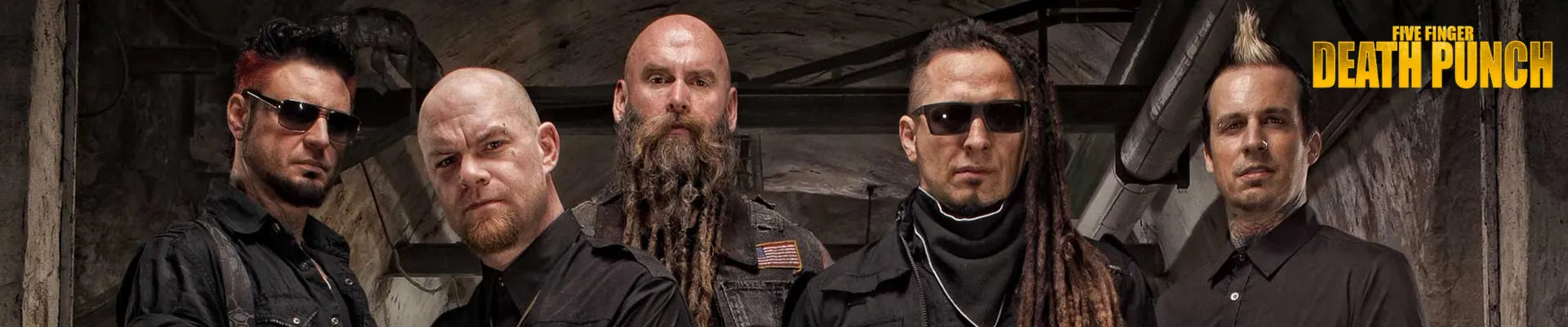 Five Finger Death Punch - Badges, drapeaux, patchs & médiators