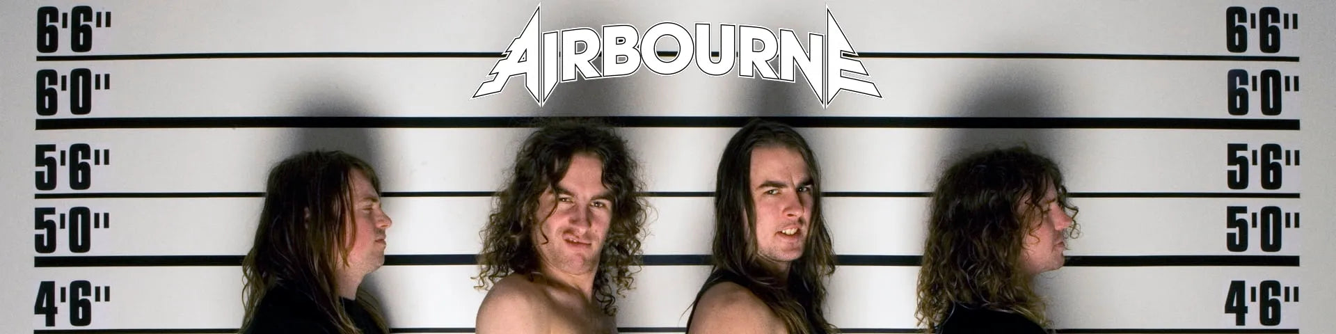 Airbourne - Patchs & feutrines vinyles officielles