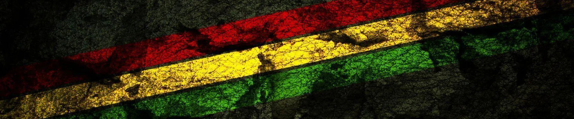 Rasta - Stickers, cartes postales, patchs, sacs à dos vert-jaune-rouge