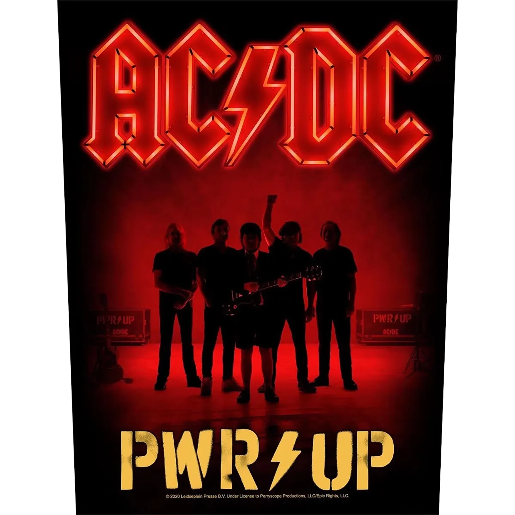 Sew-on patch AC/DC - PWR UP [Dossard]