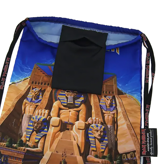 Inside view – Interior compartment of the Iron Maiden Powerslave bag