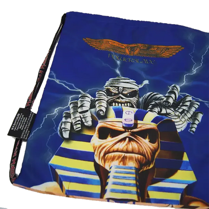 Vue arrière – Illustration dos du sac Iron Maiden Powerslave