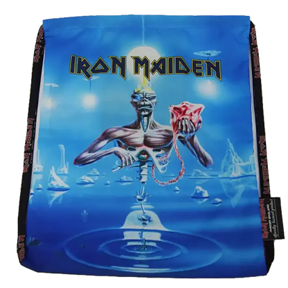 Vue à plat – Face avant dépliée du sac Iron Maiden Seventh Son Of A Seventh Son
